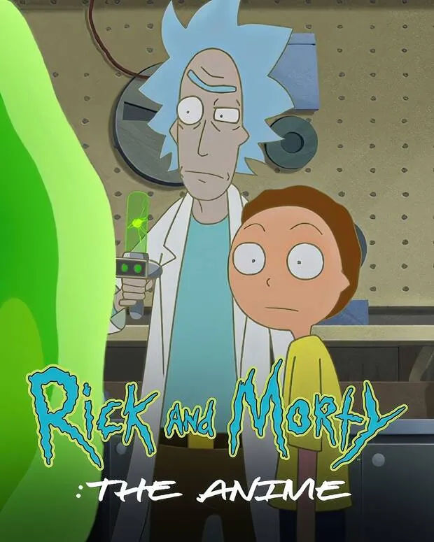 Imagen oficial del anime de Rick y Morty